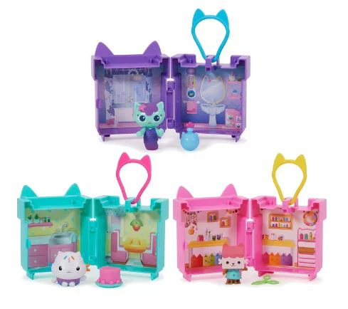 GABBY'S DOLLHOUSE CLIP ON PLAYSET BABY BOX PINK - Image 8