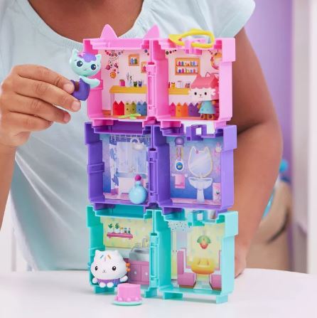 GABBY'S DOLLHOUSE CLIP ON PLAYSET MERCAT PURPLE - Image 6
