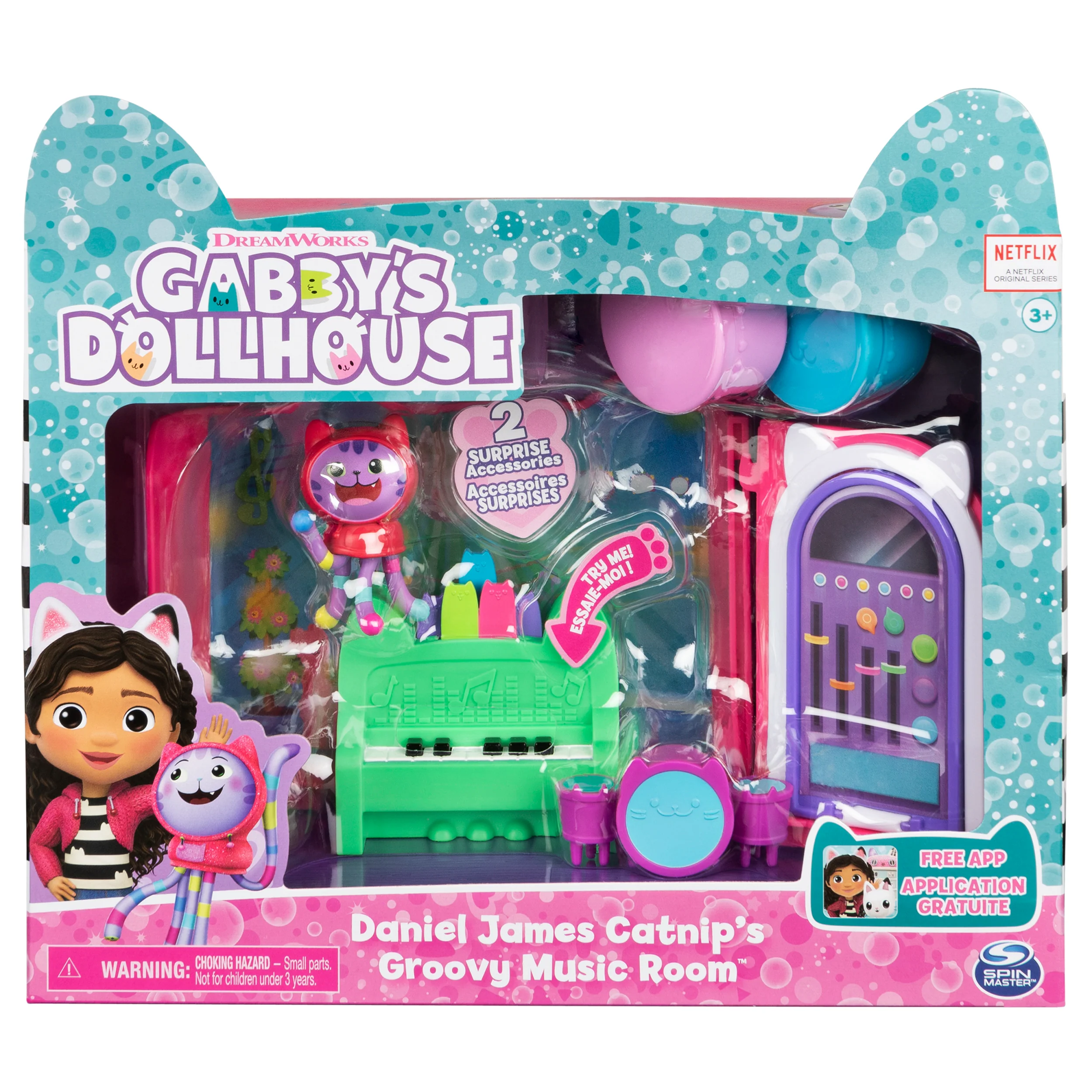 GABBYS DOLLHOUSE DANIEL JAMES CATNIP GROOVY MUSIC ROOM