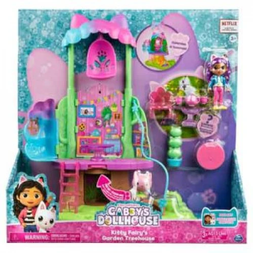 GABBY'S DOLLHOUSE FAIRY GARDEN TREEHOUSE