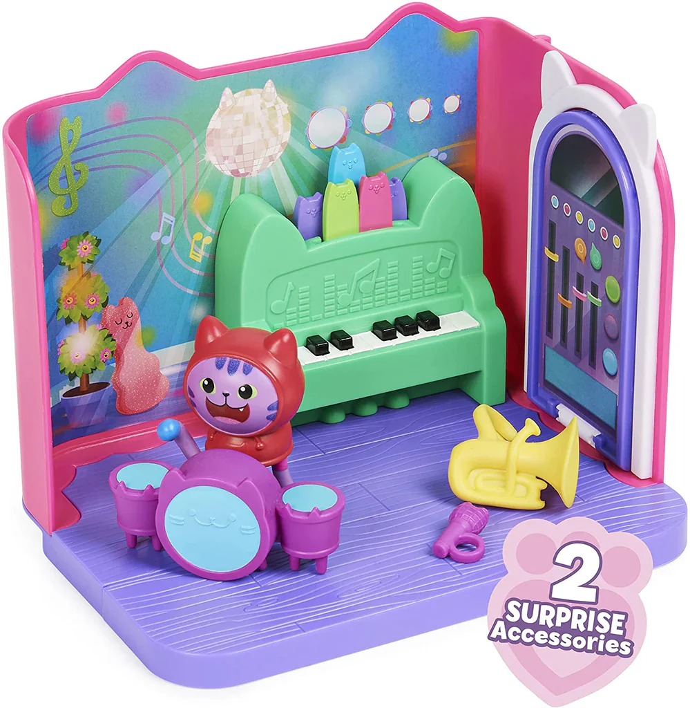 GABBY'S DOLLHOUSE DELUXE ROOM DANIEL JAMES CATNIPS GROOVY MUSIC ROOM - Image 2