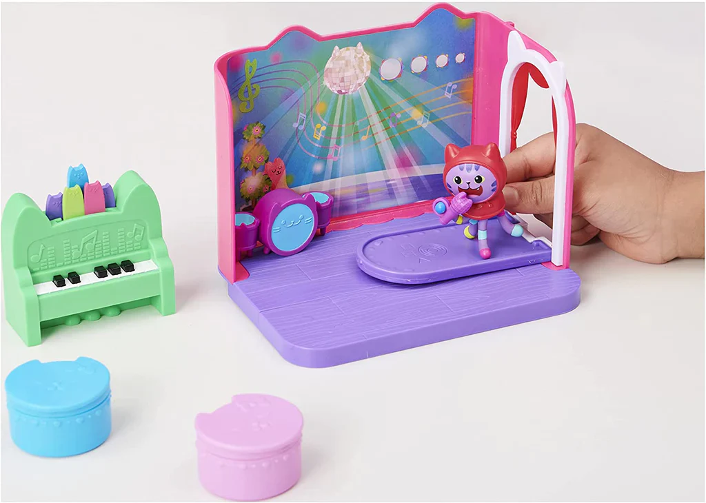 GABBY'S DOLLHOUSE DELUXE ROOM DANIEL JAMES CATNIPS GROOVY MUSIC ROOM - Image 4
