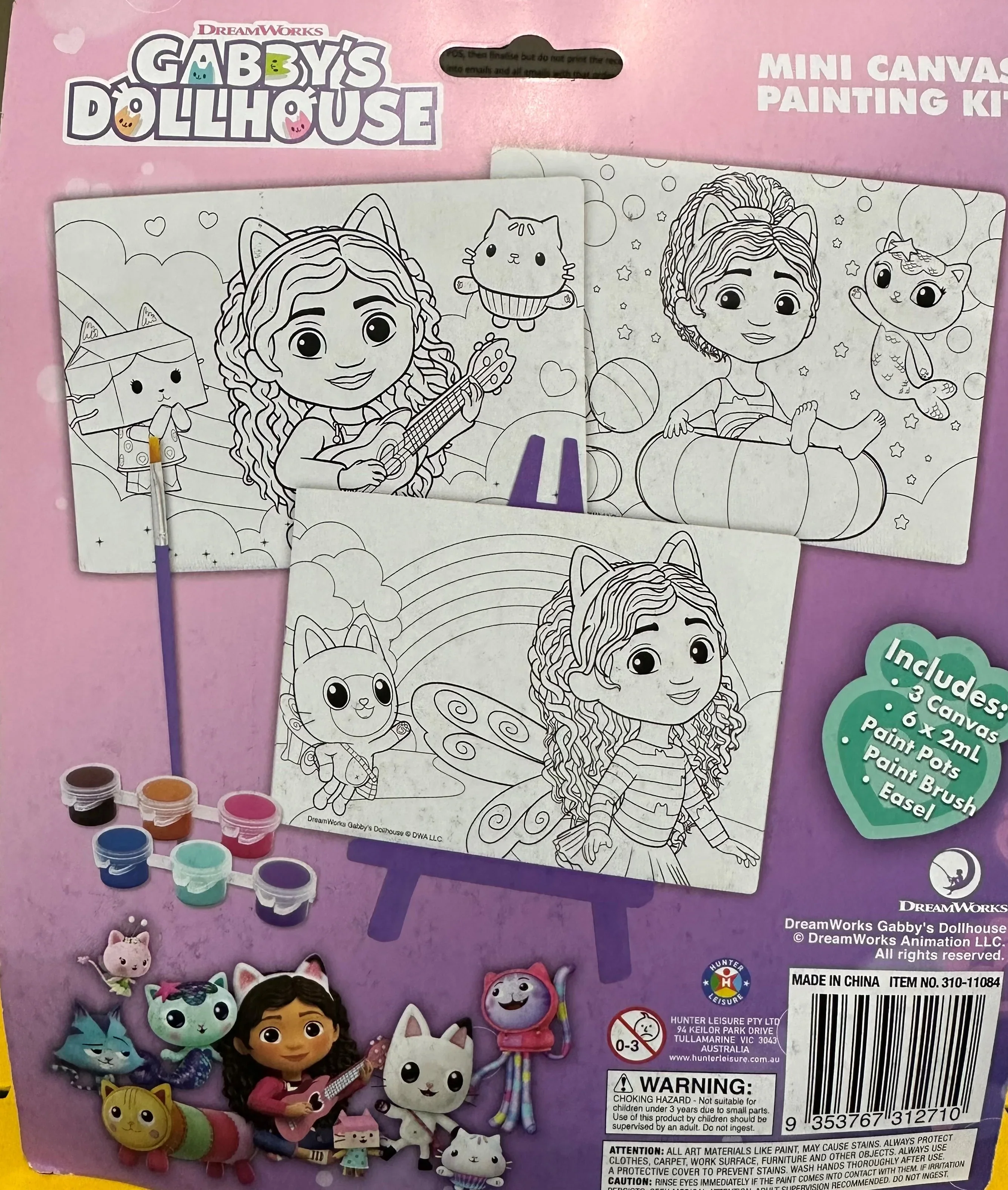 GABBY'S DOLLHOUSE MINI CANVAS PAINTING KIT - Image 2