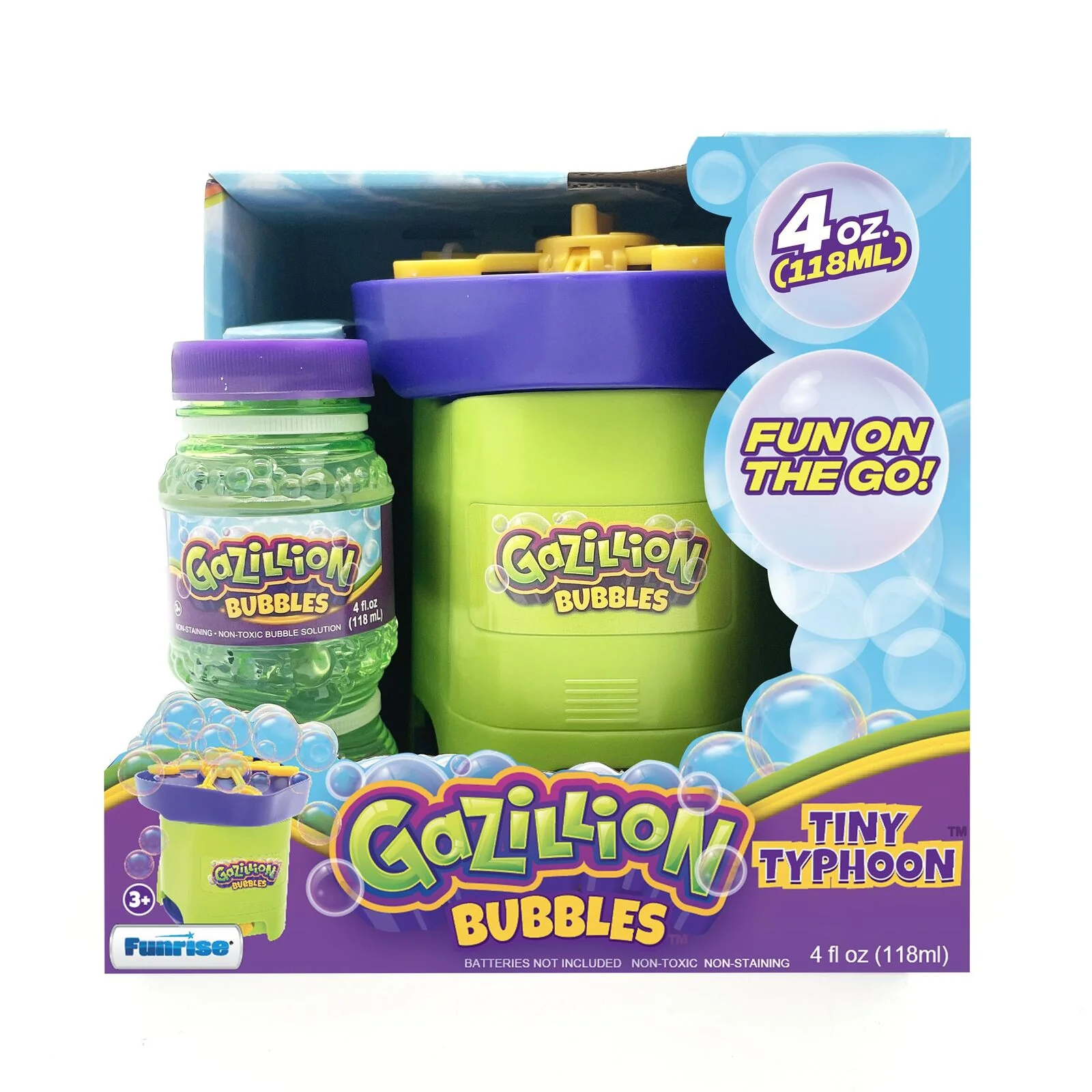 GAZILLION BUBBLES - TINY TYPHOON BUBBLE MACHINE