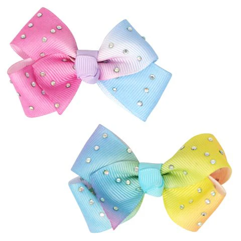 GEM OMBRE BOW HAIRCLIP