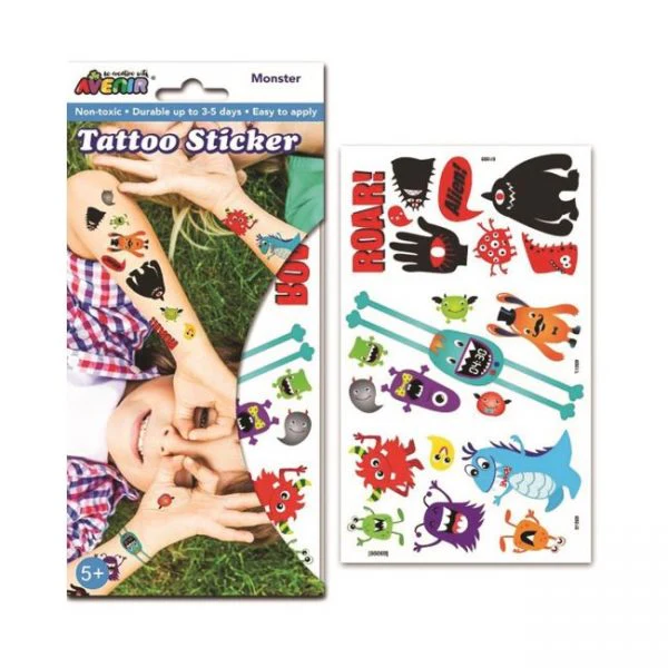 GLITTER TATTOO - MONSTER