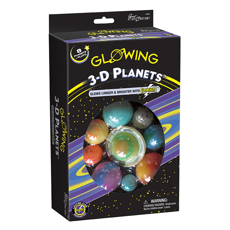 GLOWING 3D PLANETS BOXED SET