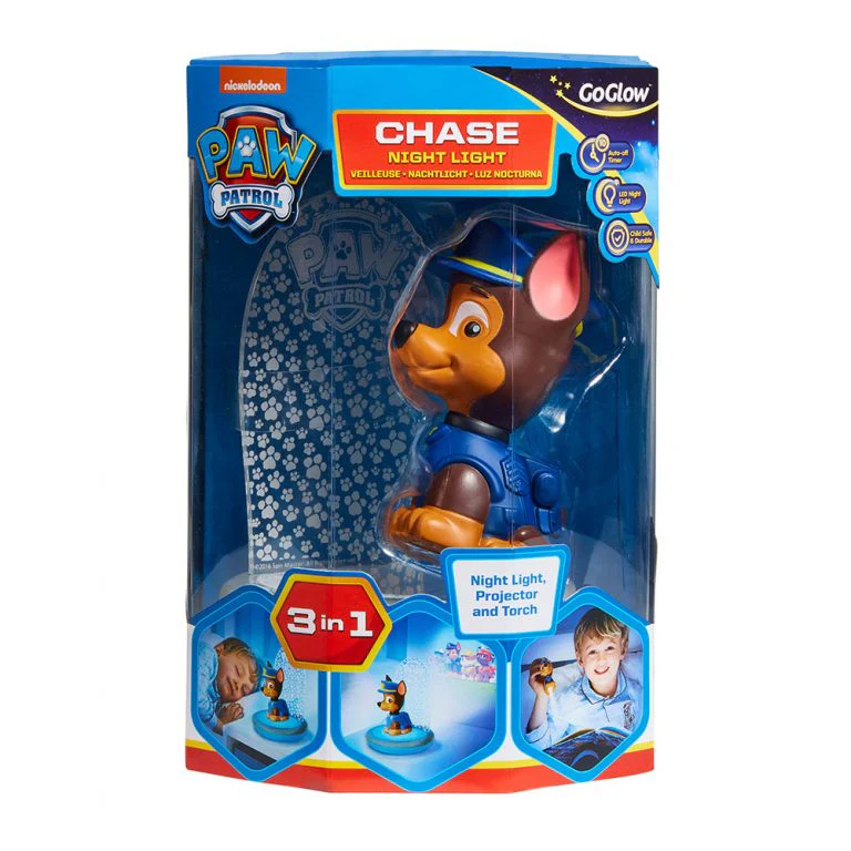 GO GLOW PAWPATROL 3 IN 1 NIGHT LIGHT - CHASE