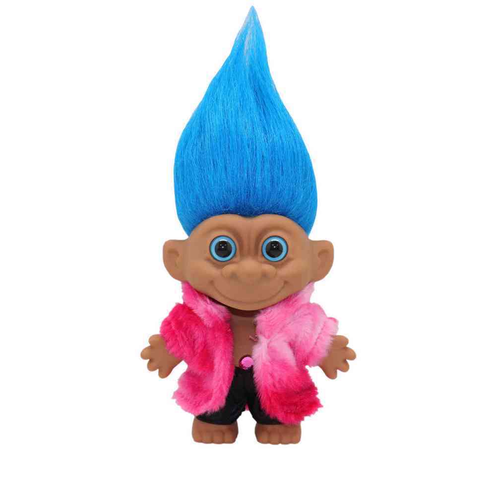GOOD LUCK TROLLS SINGLE FIGURE - ROCKSTAR TROLL