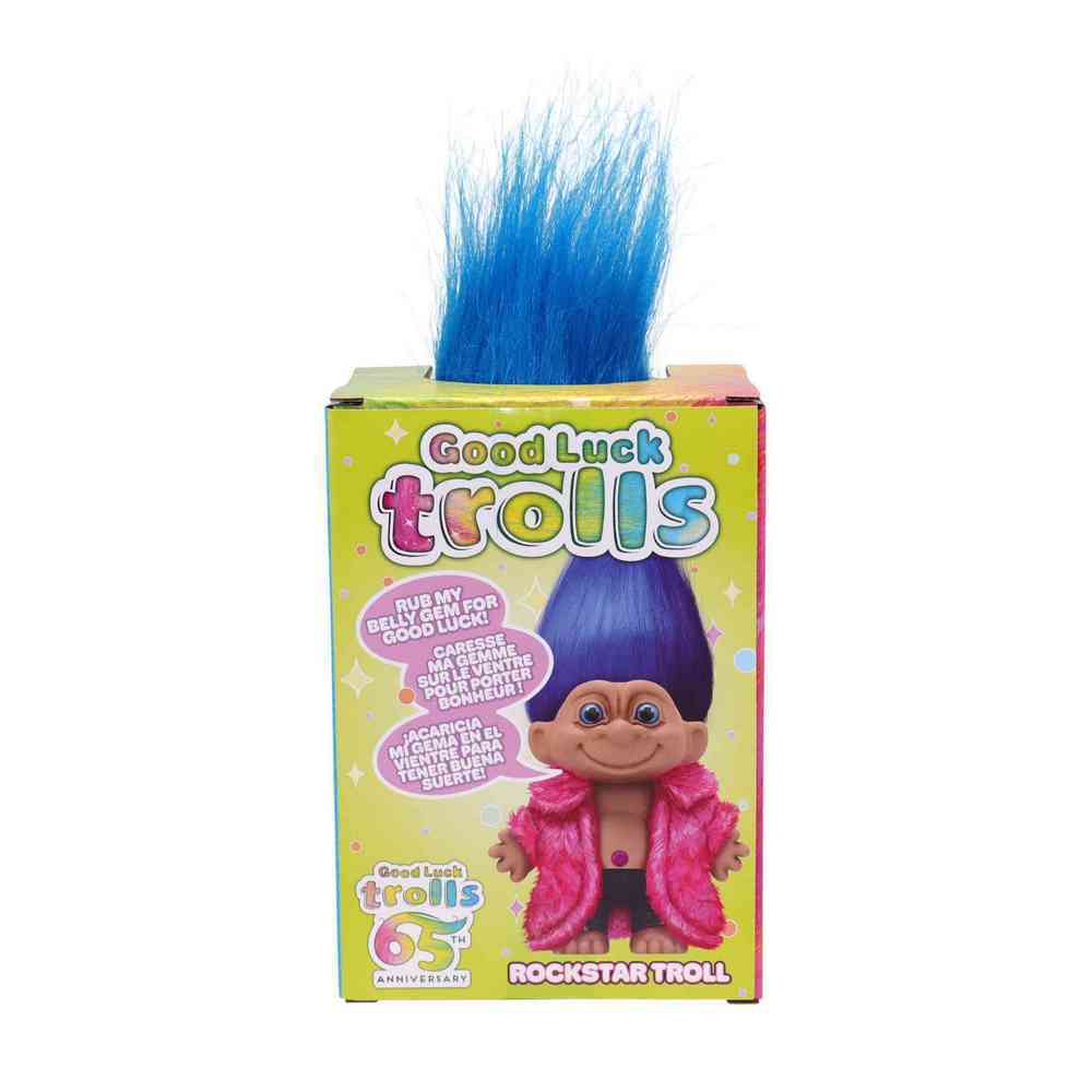 GOOD LUCK TROLLS SINGLE FIGURE - ROCKSTAR TROLL - Image 3