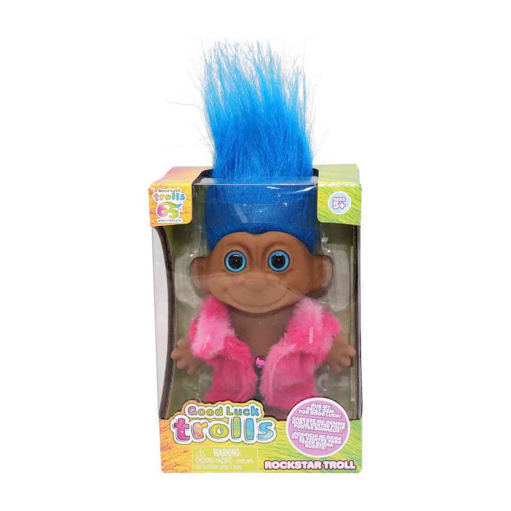 GOOD LUCK TROLLS SINGLE FIGURE - ROCKSTAR TROLL - Image 4
