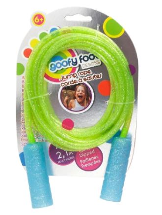 GOOFY FOOT GLITTER JUMP ROPE ASSORTED - Image 4