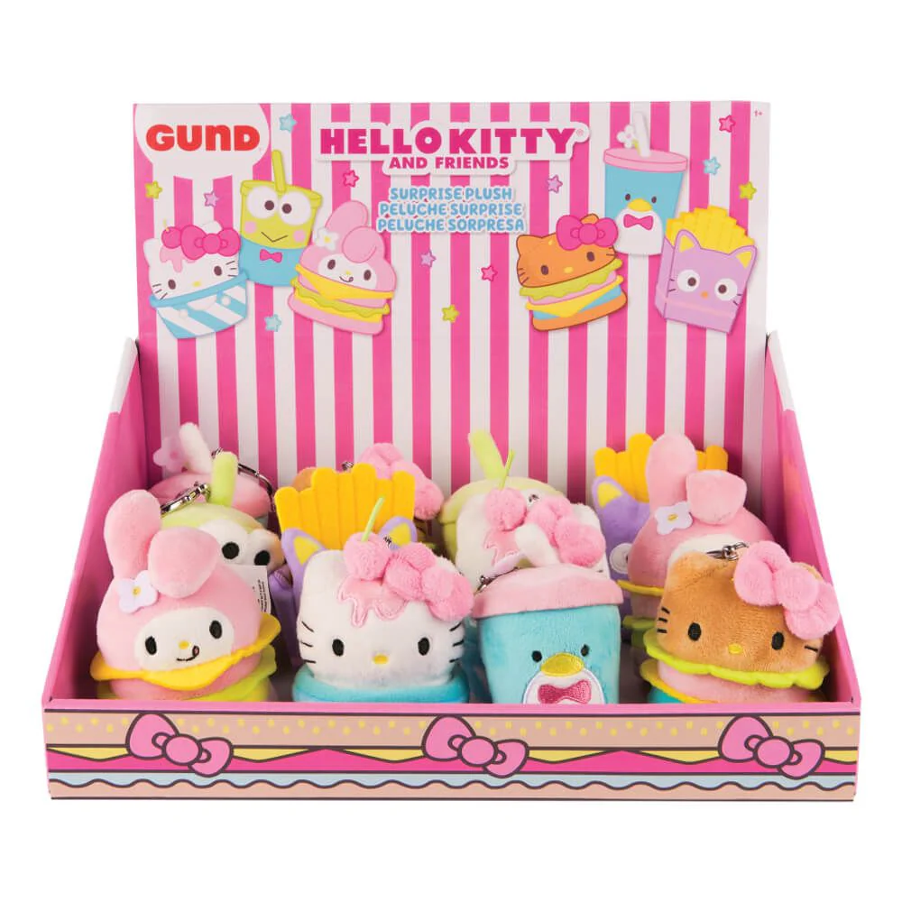 GUND HELLO KITTY & FRIENDS FAST FOOD SURPRISE PLUSH BLIND BOX - Image 2