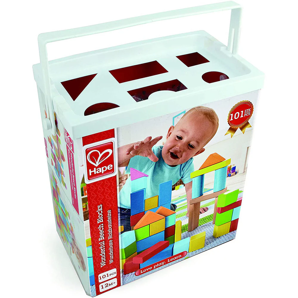 HAPE BEECH WOODEN BLOCKS 101PC
