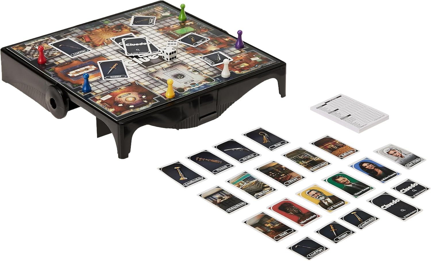 HASBRO GRAB AND GO - CLUE GAME - Image 2