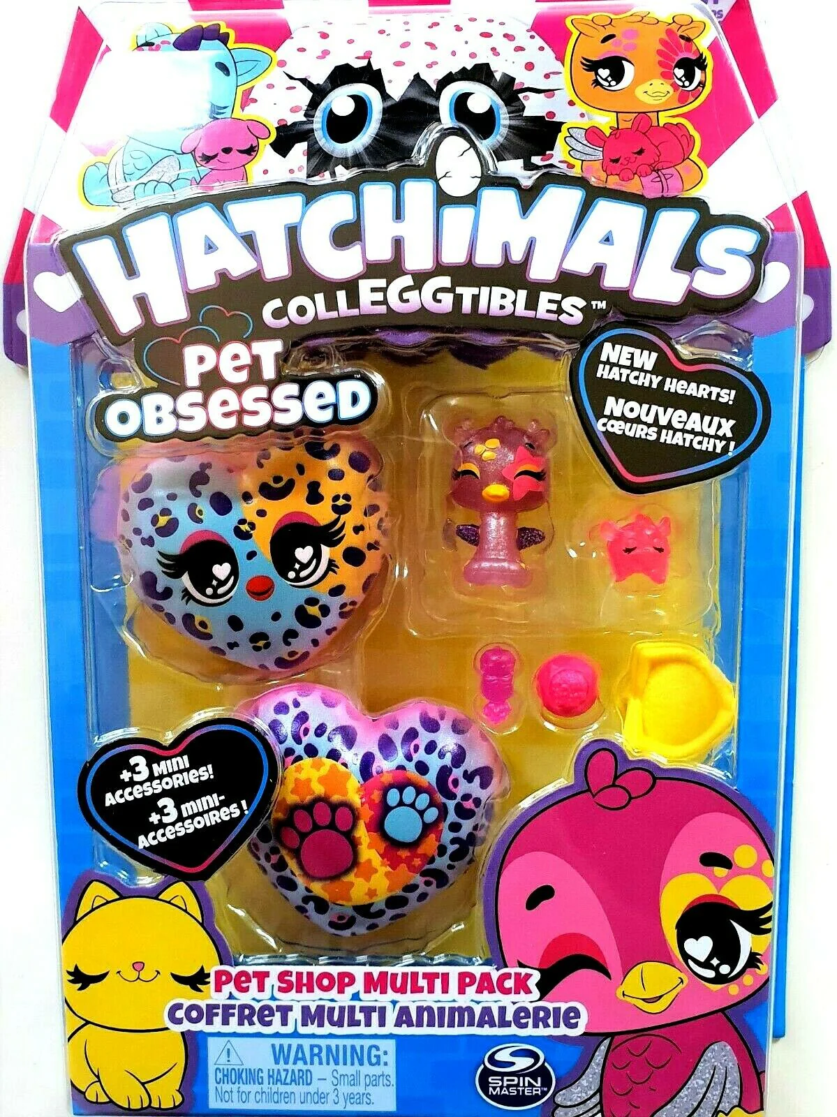 HATCHIMALS COLLEGGTIBLES S7 HATCHIPETS 3 PACK ASST