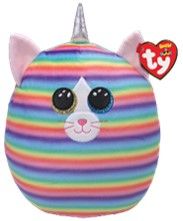 HEATHER CAT RAINBOW 10 INCH BEANIE SQUISH A DOO