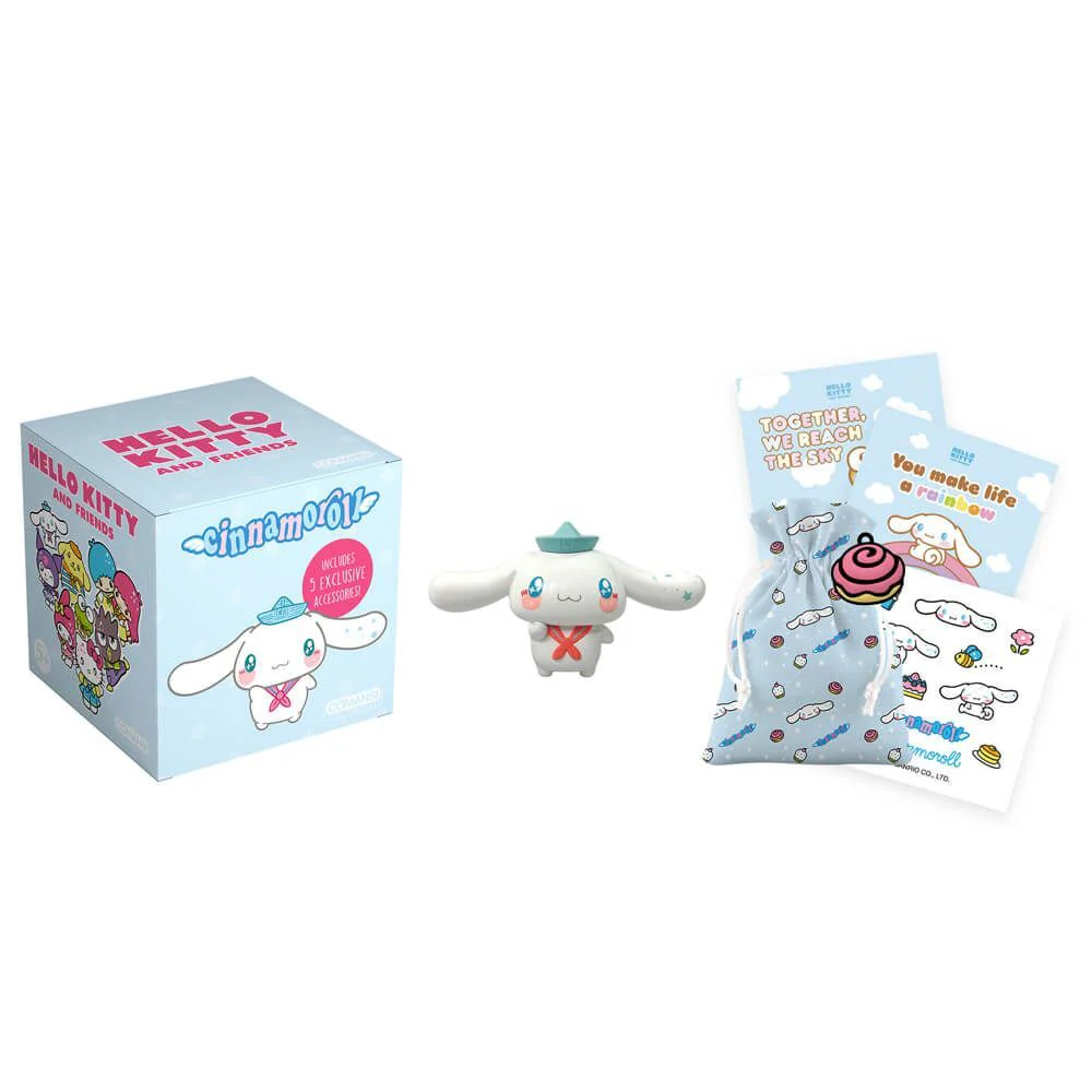 HELLO KITTY & FRIENDS CINNAMOROLL FRIENDSHIP BOX FIGURINE