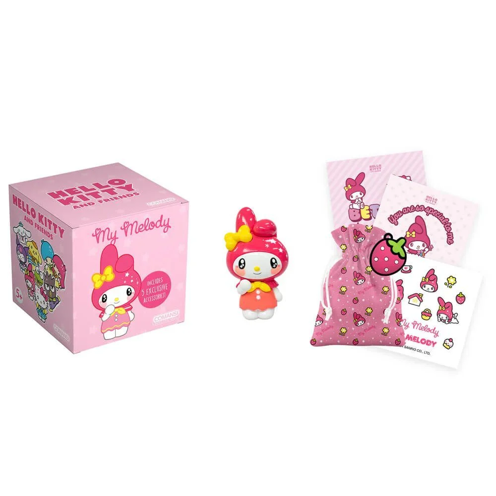 HELLO KITTY & FRIENDS MY MELODY FRIENDSHIP BOX FIGURINE