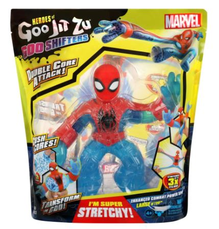 HEROES OF GOO JIT ZU 8 INCH SPIDERMAN SUPER STRETCHY FIGURE