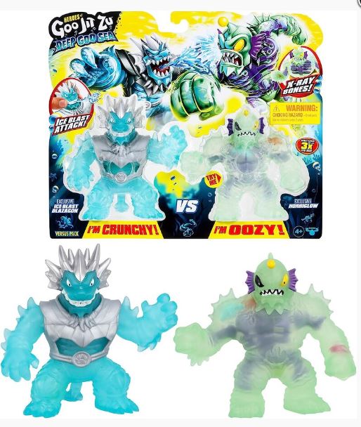 HEROES OF GOO JIT ZU DEEP GOO SEA - TIDAL SMASH ICE BLAST BLAZAGON AND HORRIGLOW