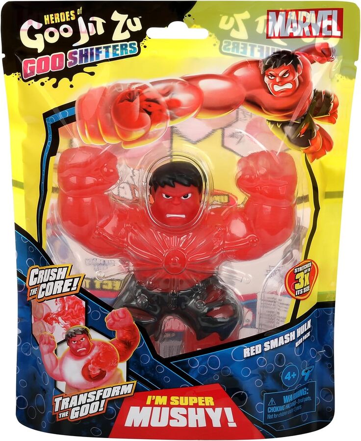 HEROES OF GOO JIT ZU - GOO SHIFTERS - RED SMASH HULK