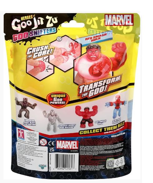 HEROES OF GOO JIT ZU - GOO SHIFTERS - RED SMASH HULK - Image 2