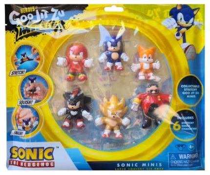 HEROES OF GOO JIT ZU - SONIC THE HEDGEHOG 6 PACK