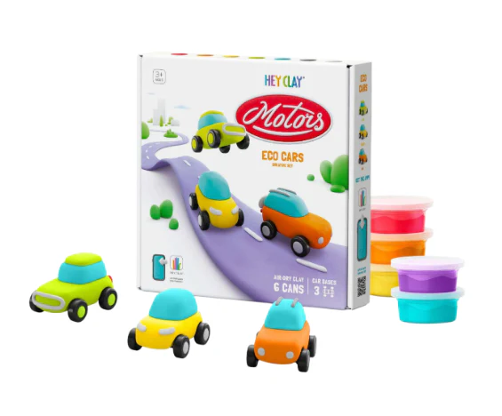 HEY CLAY MOTORS ECO CARS 6 CANS