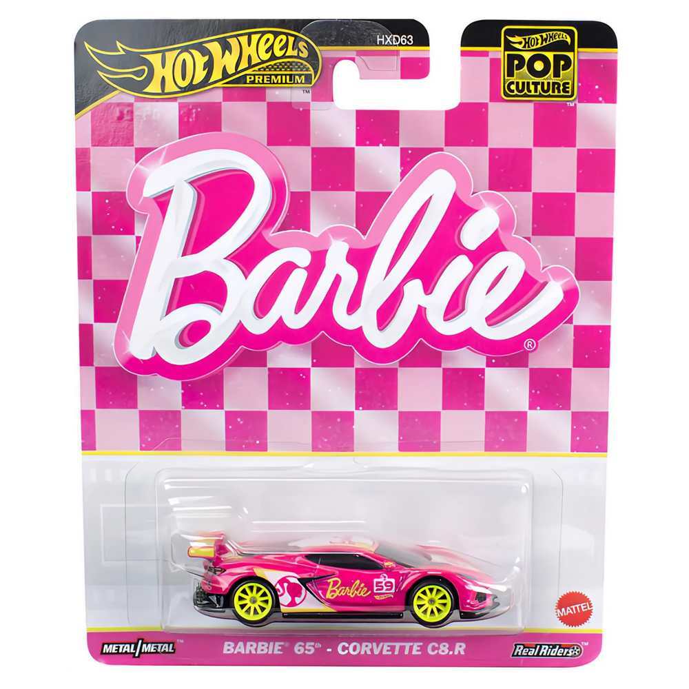 HOT WHEEL POP CULTURE - BARBIE 65TH CORVETTE C8.R