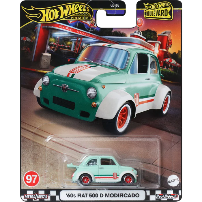 HOT WHEELS BOULEVARD 97 - '60S FIAT 500 D MODIFICADO
