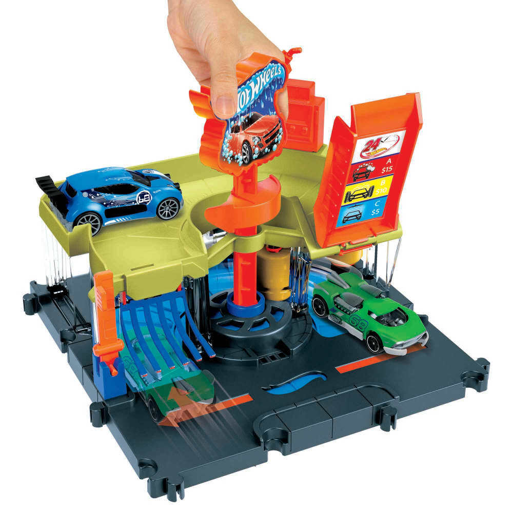 HOT WHEELS CITY DOWNTOWN EXPRESS CAR WASH PLAYSET - Image 3