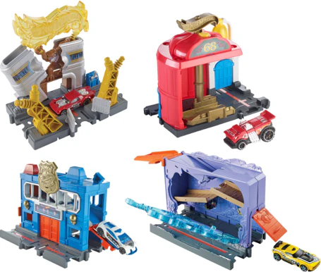 HOT WHEELS CITY DOWNTOWN PLAY SET ASSORTMENT