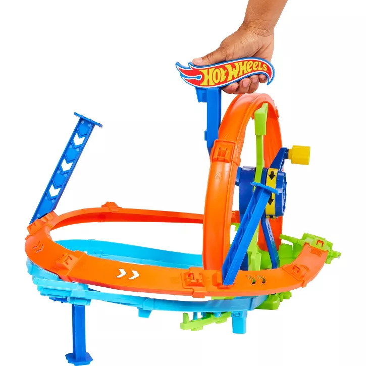 HOT WHEELS STUNT TRACKS RAPID LAUNCH AND LOOP PLAYSET - Image 4