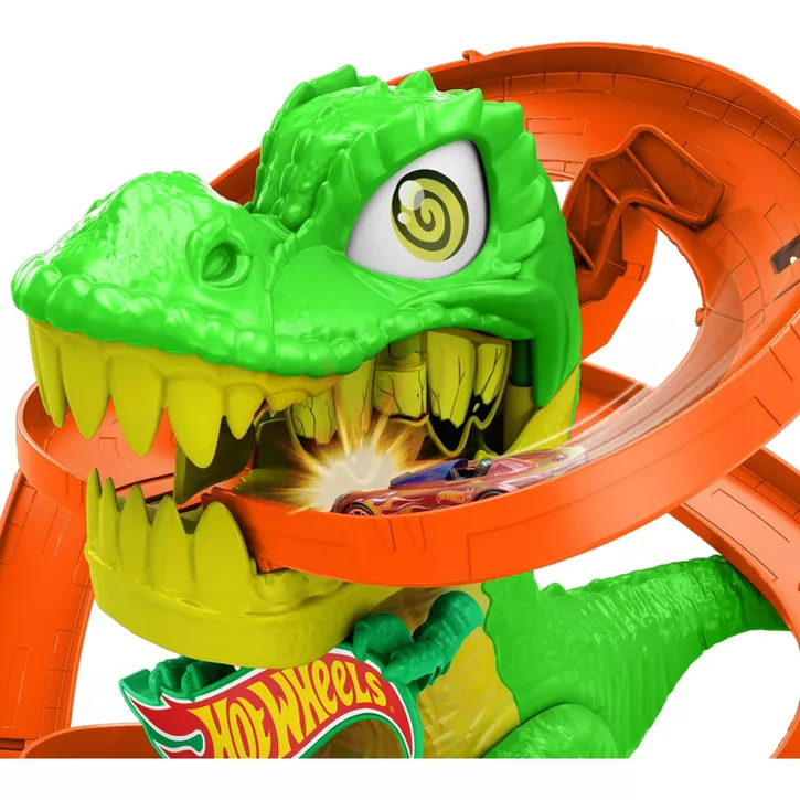 HOT WHEELS CITY T REX BLAZE BATTLE PLAYSET - Image 5
