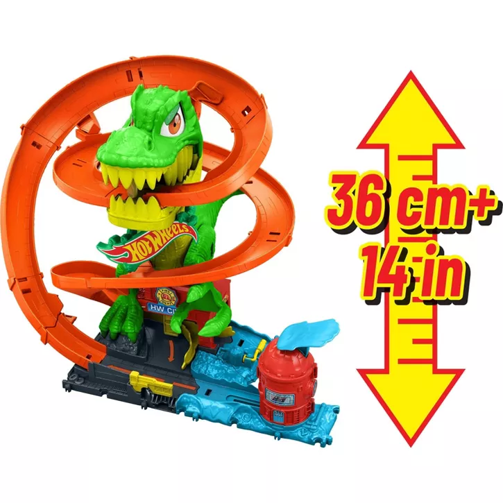 HOT WHEELS CITY T REX BLAZE BATTLE PLAYSET - Image 6