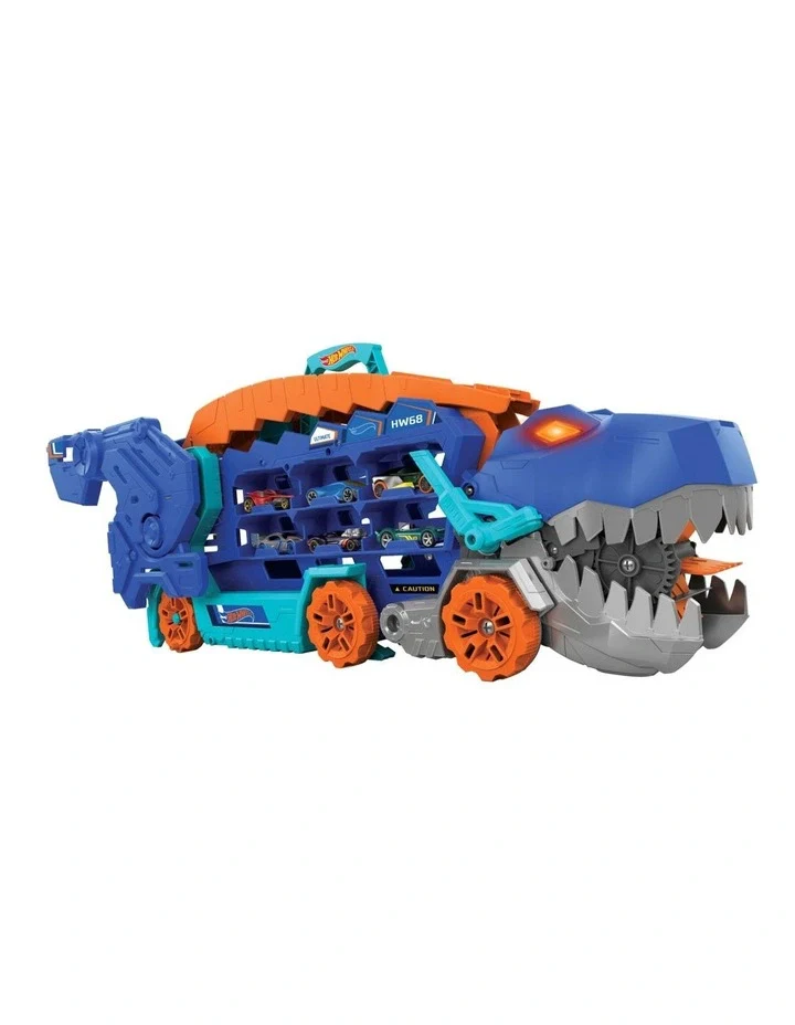HOT WHEELS CITY ULTIMATE T-REX HAULER TRANSPORTER PLAYSET - Image 2