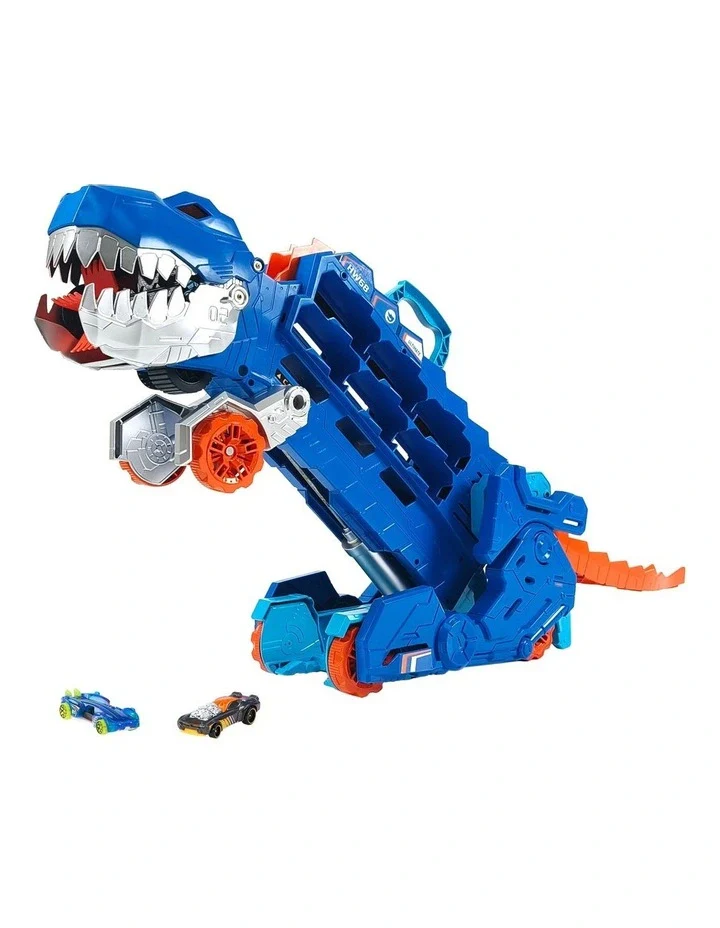 HOT WHEELS CITY ULTIMATE T-REX HAULER TRANSPORTER PLAYSET - Image 5