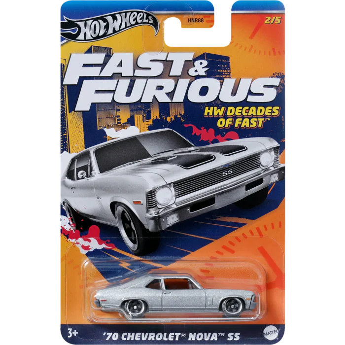 HOT WHEELS DECADES OF FAST - '70 CHEVROLET NOVA SS