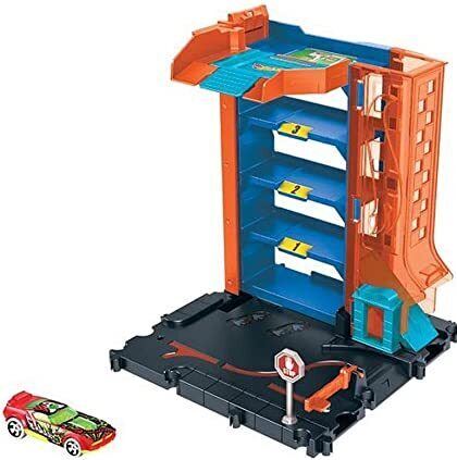 HOT WHEELS DOWNTOWN CAR PARK PLAYSET - Image 2