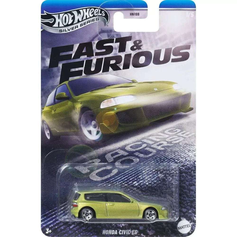 HOT WHEELS FAST & FURIOUS RACING COURSE - HONDA CIVIC EG