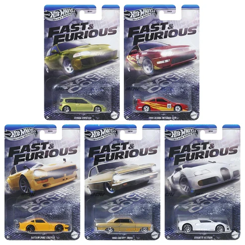 HOT WHEELS FAST & FURIOUS RACING COURSE SET OF 5