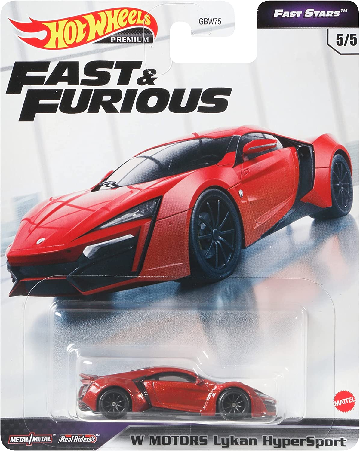HOT WHEELS PREMIUM FAST & FURIOUS W MOTORS LYKAN HYPERSPORT