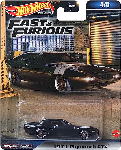 HOT WHEELS PREMIUM FAST & FURIOUS 1971 PLYMOUTH GTX