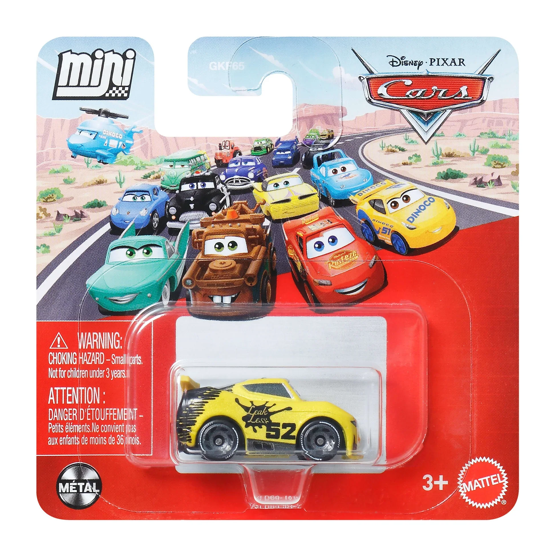 DISNEY CARS MINI RACERS - GEORGE NEW-WIN