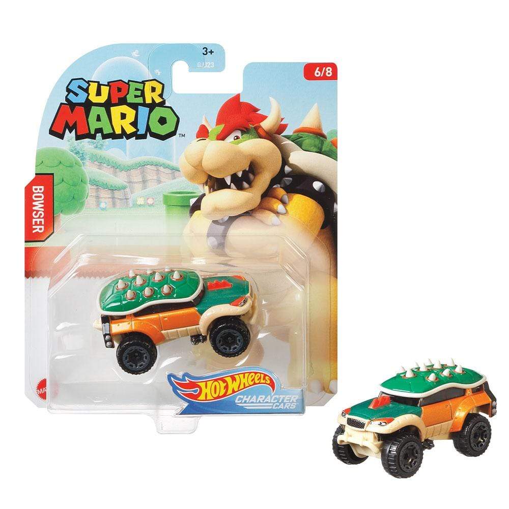 HOT WHEELS GAMING CHARACTER CAR ASSORTED BOWSER