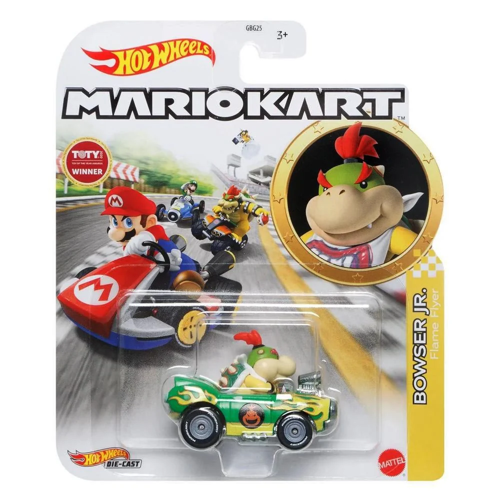 HOT WHEELS MARIO KART ASSORTED - BOWSER JR.