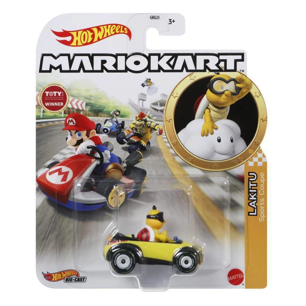 HOT WHEELS MARIO KART ASSORTMENT - LAKITU