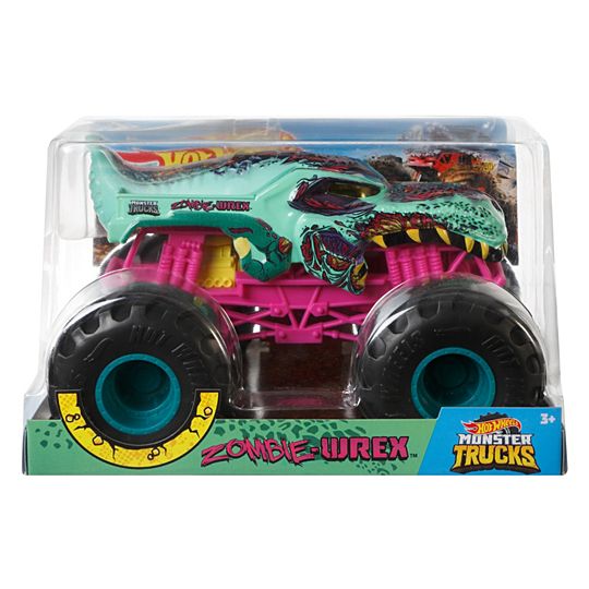 HOT WHEELS MONSTER TRUCKS 1:24 - ZOMBIE-WREX