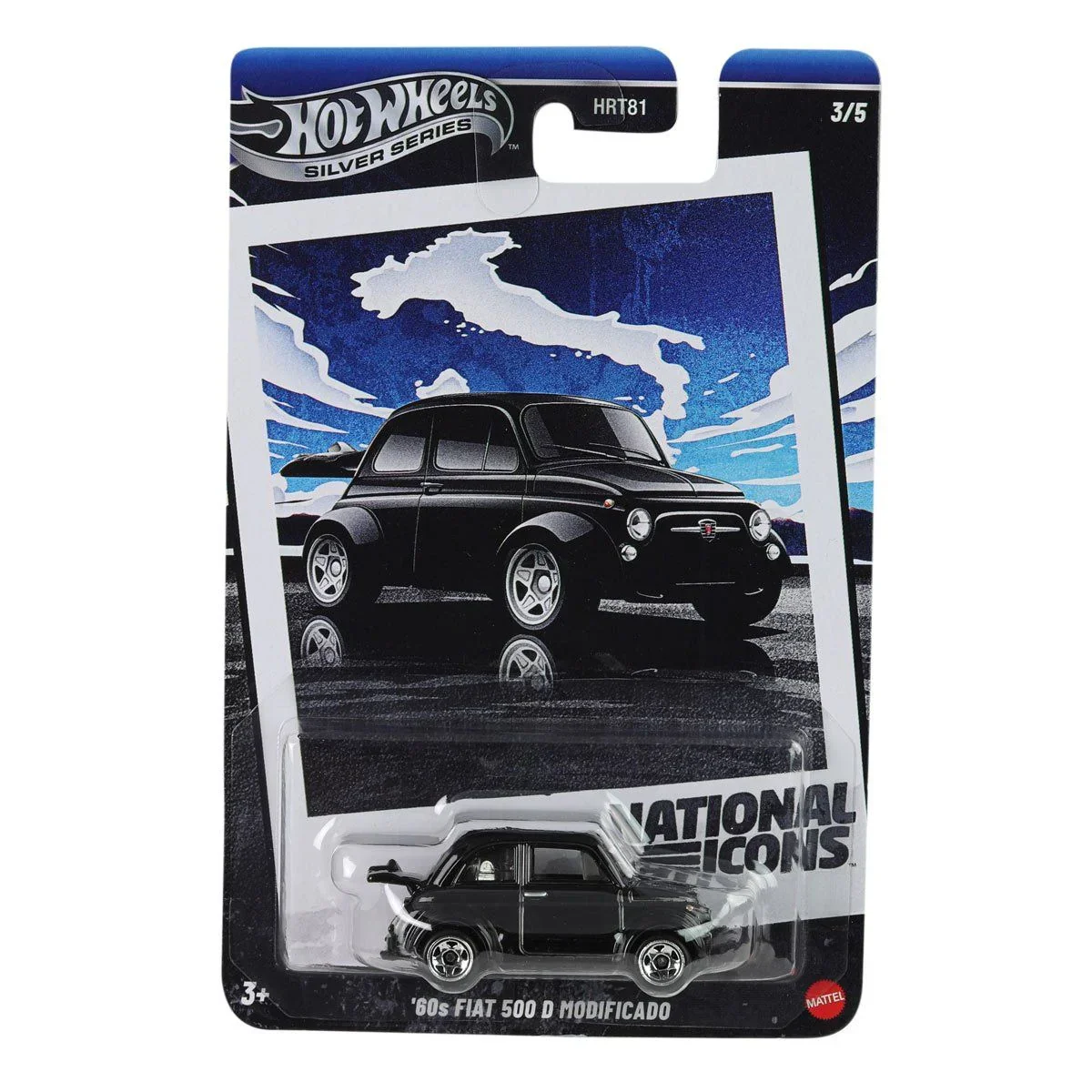 HOT WHEELS NATIONAL ICONS - '60S FIAT 500D MODIFICADO